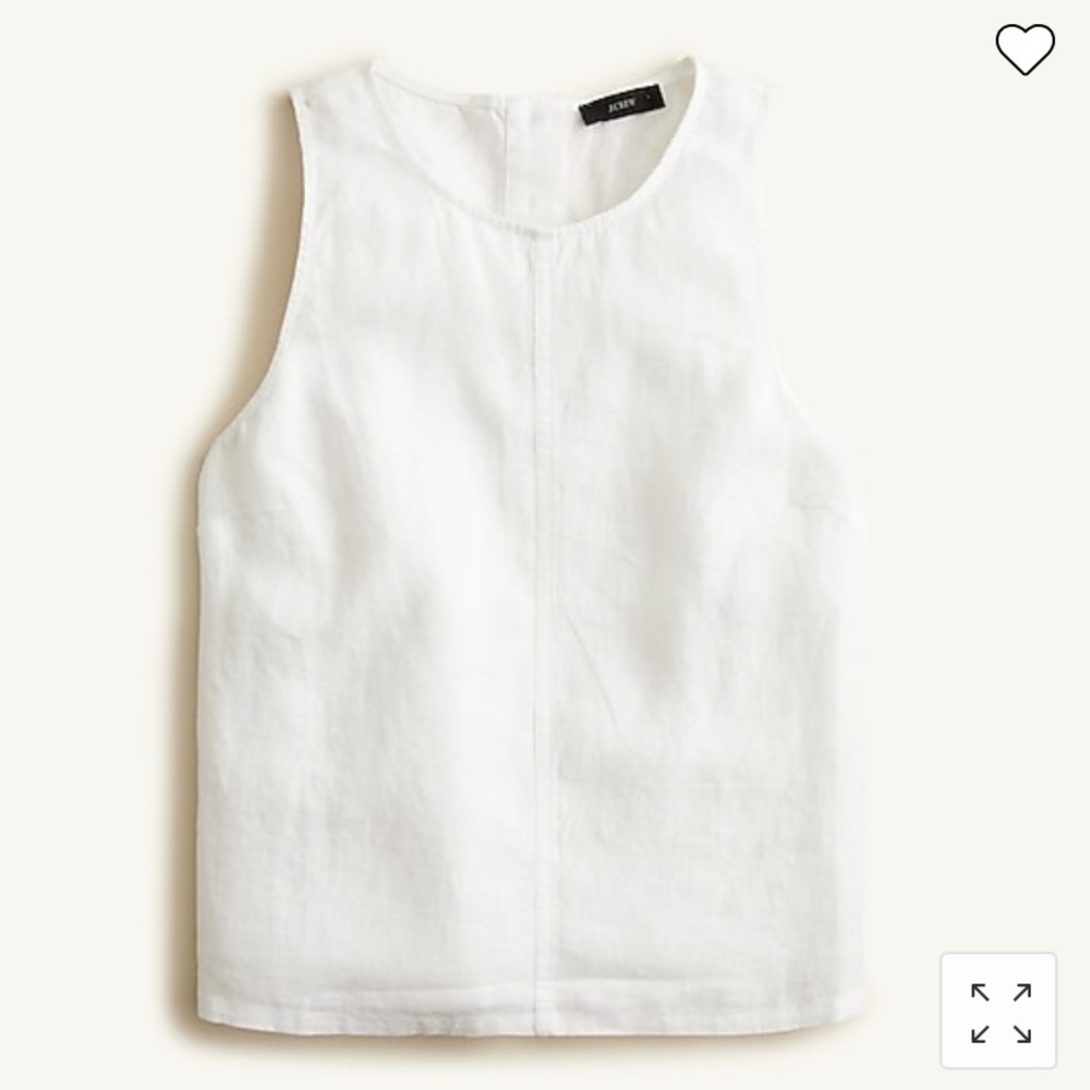 NEW JCREW Carousel Button-back linen tank top
Item BJ170